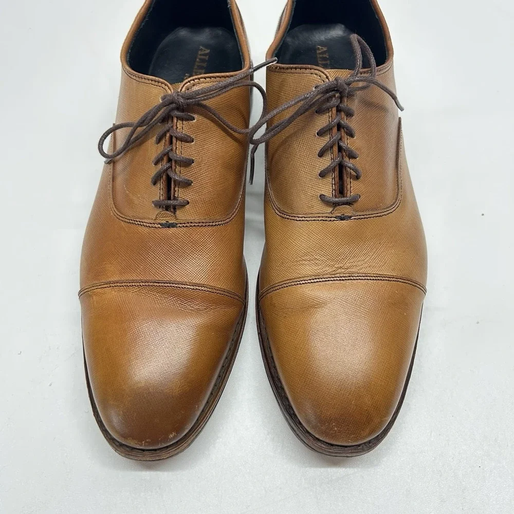 Allen Edmonds Port Washington Bond Street Dress Shoe Oxford Men's 9.5D Walnut